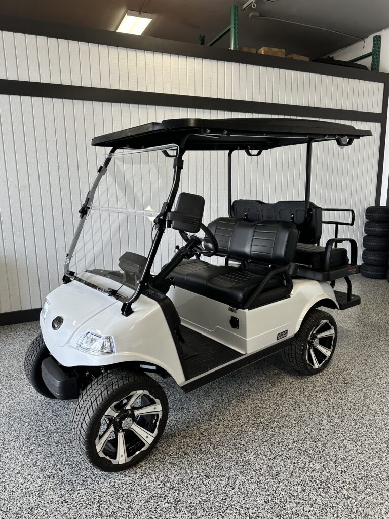Golf Cart Pearl White